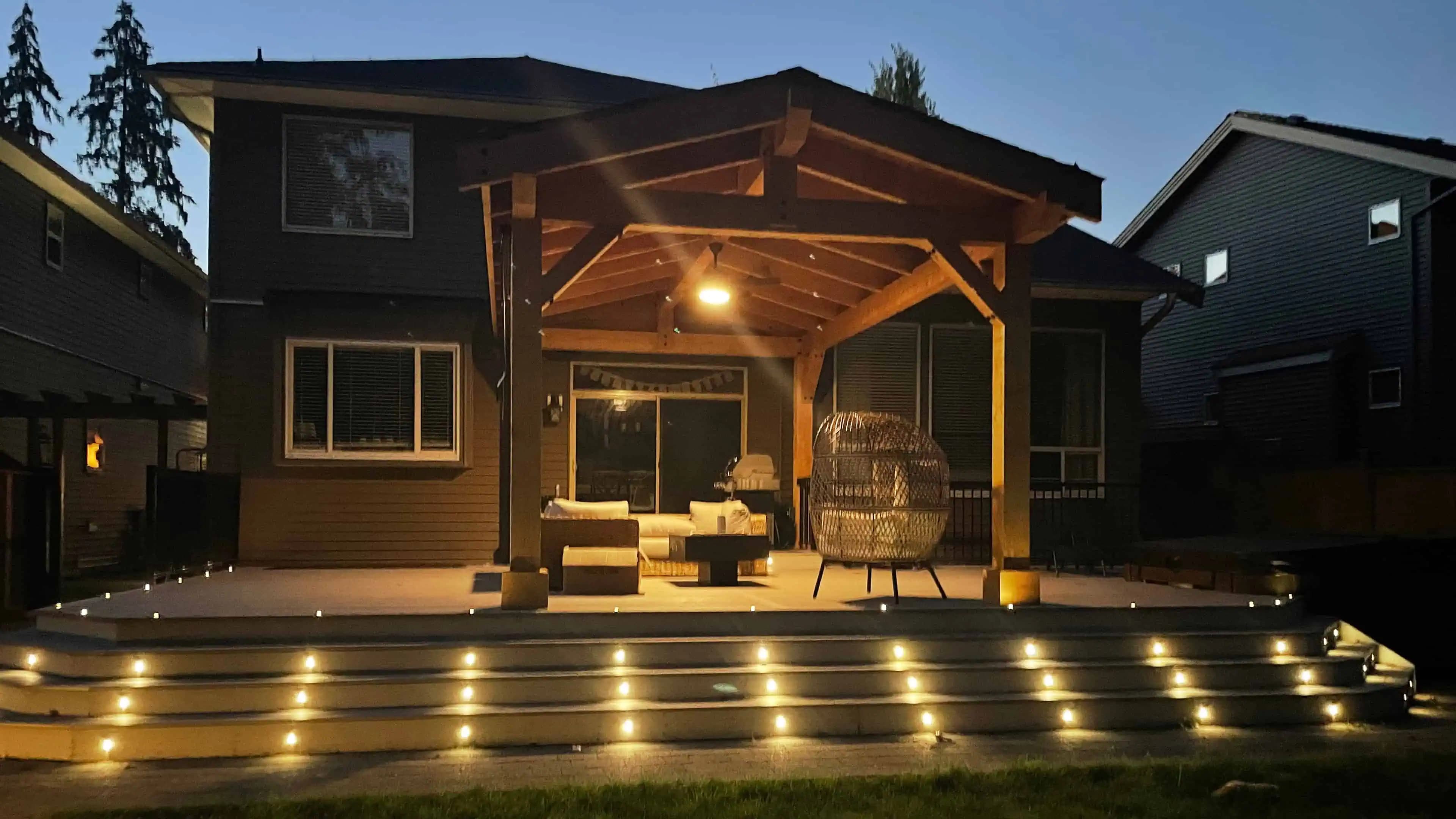Outdoor living space by Rycor Construction